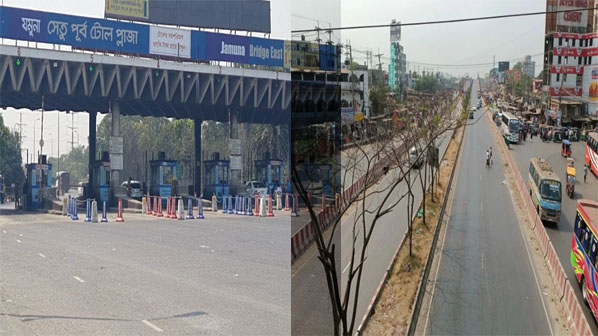 ভোটের আগে ঘরমুখী মানুষের স্রোতে যমুনা সেতুতে যানজট, ঢাকা-চট্টগ্রাম মহাসড়ক প্রায় ফাঁকা