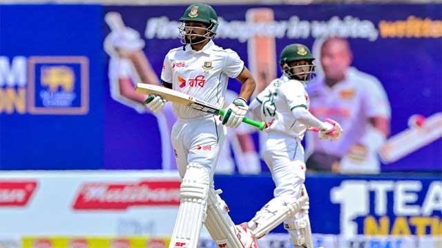জোড়া ফিফটিতে শ্রীলঙ্কার বোলারদের শাসন করছেন শান্ত-মুশফিক