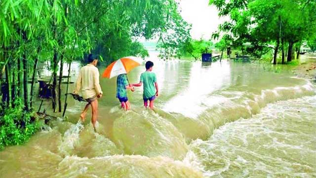 প্লাবিত হচ্ছে নতুন নতুন এলাকা, পানিবন্দি আরও ৬৭ হাজার পরিবার