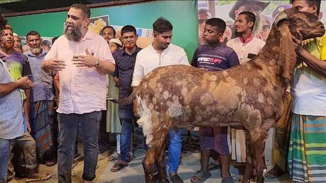 ছাগলটি যশোর থেকে ১ লাখে এনে বিদেশি বলে ১৫ লাখ হাঁকিয়েছিল সাদেক এগ্রো