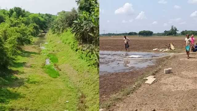 নাব্যতা সংকটে ৬ নদী ও ৫৪ খাল পানিশূন্য