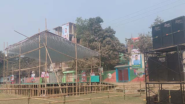 সরাইলে তারেক রহমানের জনসভা ঘিরে নির্বাচনী উত্তাপ, মাঠজুড়ে প্রস্তুতির শেষ ছোঁয়া