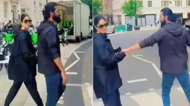 গোপনে ক্যামেরা বন্দি হলেন ক্যাটরিনা-ভিকি