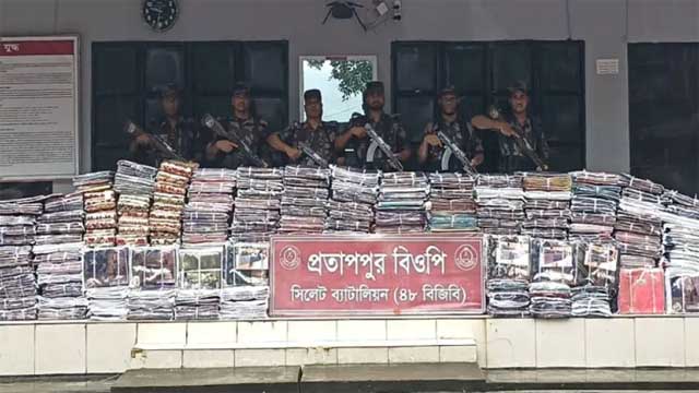 সিলেটে দেড় কোটি টাকার চোরাইপণ্য আটক